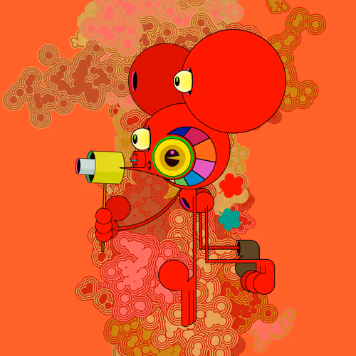 Neogen Space Monkeys By Dalek X Generative Artwork