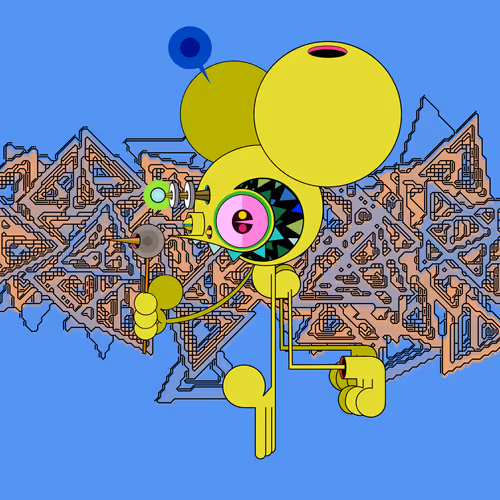 Neogen Space Monkeys By Dalek X Generative Artwork