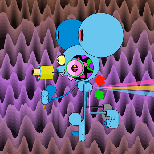 Neogen Space Monkeys By Dalek X Generative Artwork