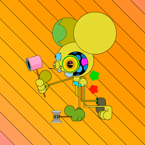 Neogen Space Monkeys By Dalek X Generative Artwork