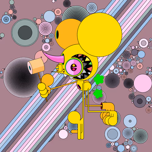 Neogen Space Monkeys By Dalek X Generative Artwork