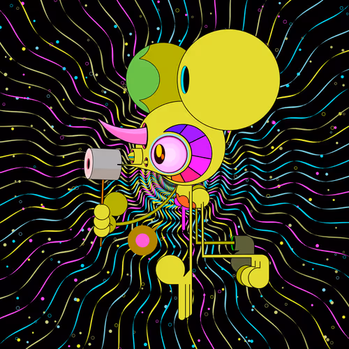 Neogen Space Monkeys By Dalek X Generative Artwork