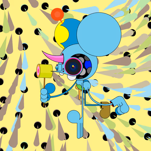 Neogen Space Monkeys By Dalek X Generative Artwork