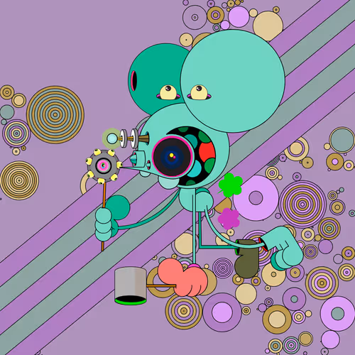 Neogen Space Monkeys By Dalek X Generative Artwork