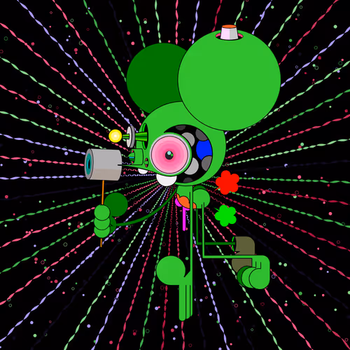 Neogen Space Monkeys By Dalek X Generative Artwork