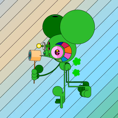 Neogen Space Monkeys By Dalek X Generative Artwork