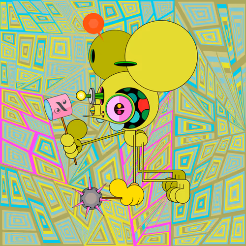 Neogen Space Monkeys By Dalek X Generative Artwork