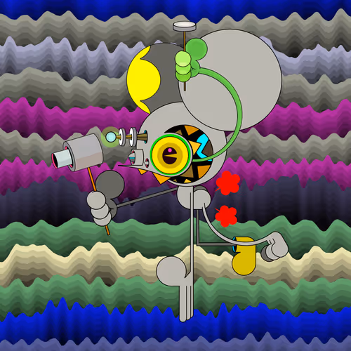 Neogen Space Monkeys By Dalek X Generative Artwork