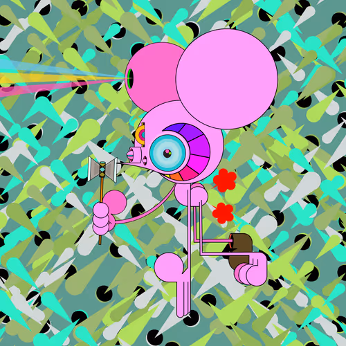 Neogen Space Monkeys By Dalek X Generative Artwork