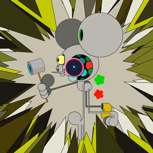 Neogen Space Monkeys By Dalek X Generative Artwork