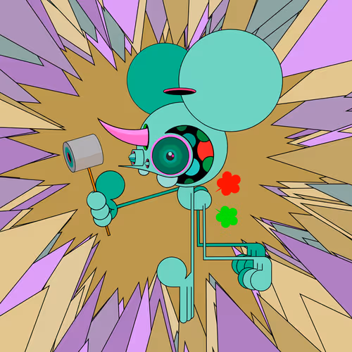 Neogen Space Monkeys By Dalek X Generative Artwork