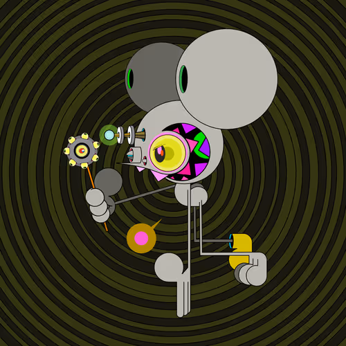 Neogen Space Monkeys By Dalek X Generative Artwork