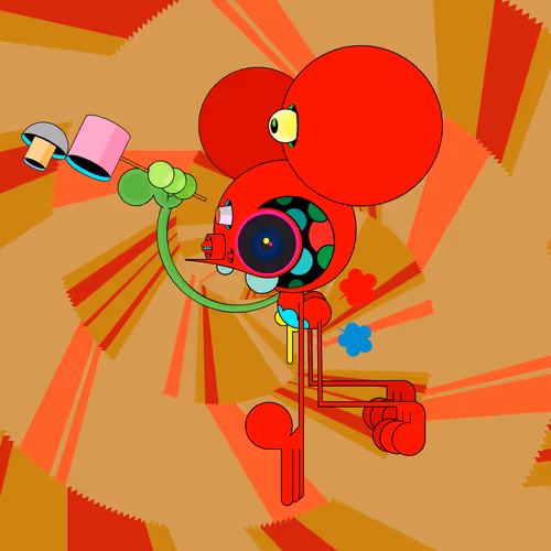 Neogen Space Monkeys By Dalek X Generative Artwork