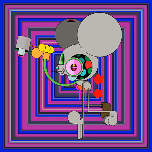 Neogen Space Monkeys By Dalek X Generative Artwork