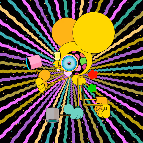 Neogen Space Monkeys By Dalek X Generative Artwork