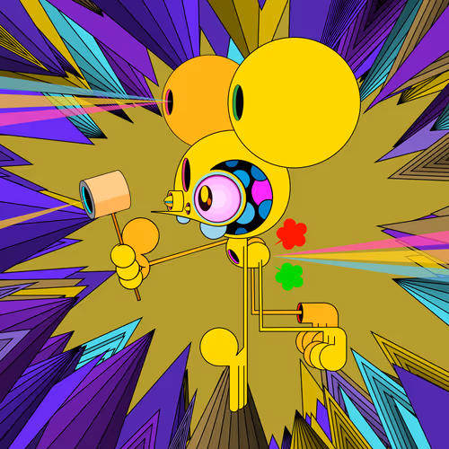 Neogen Space Monkeys By Dalek X Generative Artwork
