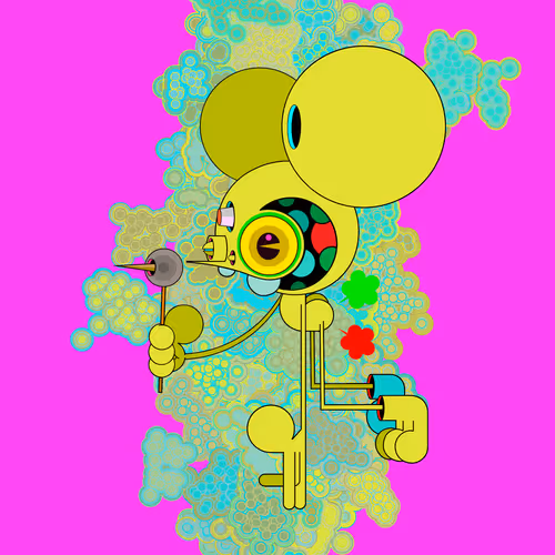 Neogen Space Monkeys By Dalek X Generative Artwork