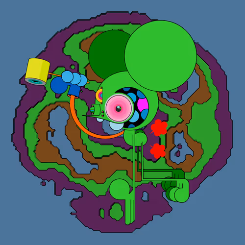 Neogen Space Monkeys By Dalek X Generative Artwork