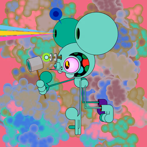 Neogen Space Monkeys By Dalek X Generative Artwork