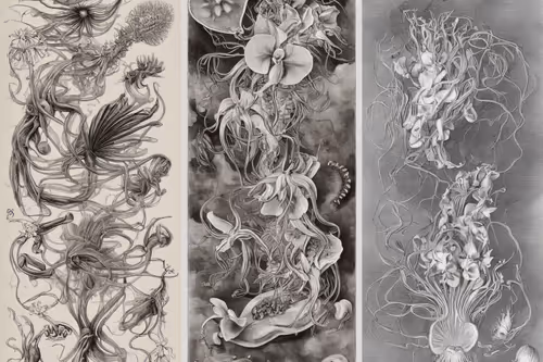 three records of suspended florescence #8