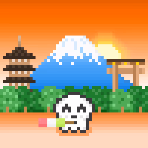 Joi Ito X Kawaii Skull Collection Mt Fuji