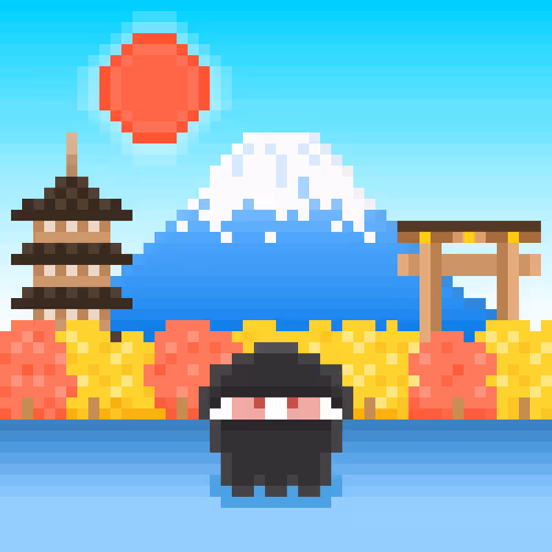Joi Ito X Kawaii Skull Collection Mt Fuji