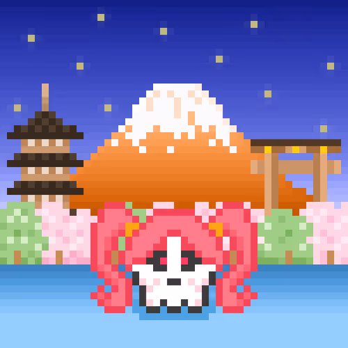 Joi Ito × Kawaii SKULL Collection Mt Fuji #57