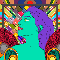 The Lady on Orange
