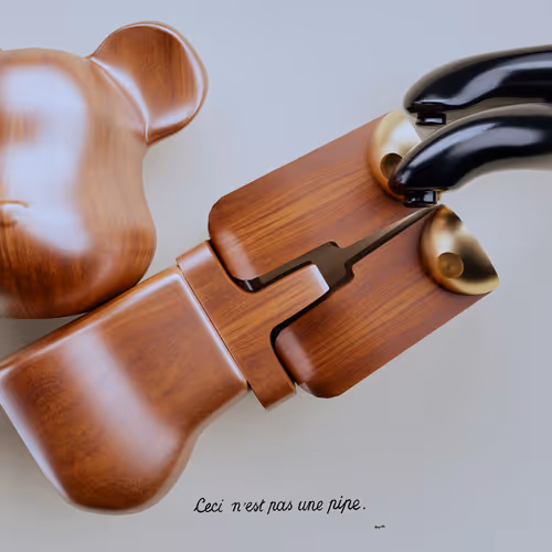 Originalplan® The Treachery of Images. / Homage to Magritte /
