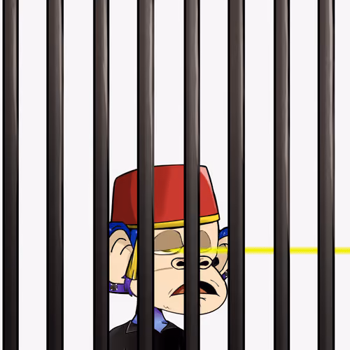Jailed Baby Ape Club #4872