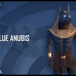 Blue Anubis