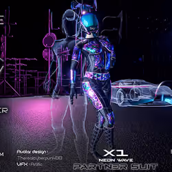 X1 - Neon Wave - Partner Suit