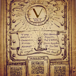 Crypto-Magic Coin-Light 'Info-Card' (2019): VeChain (VET): Edition2