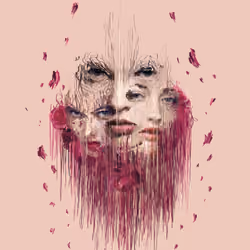 Mujer y Flores
