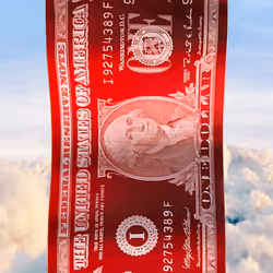 A One Dollar Red in the Sky