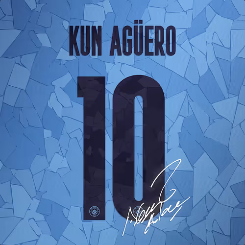 The Champions Mosaics - Sergio Agüero