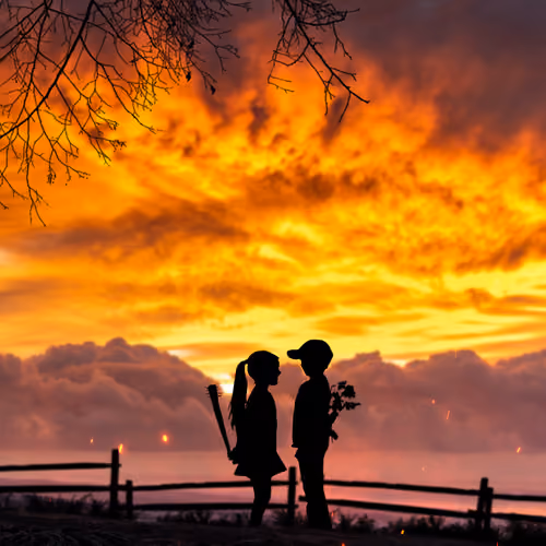 Childhood couple