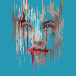 Blue Portrait