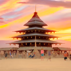 Temple at Sunrise