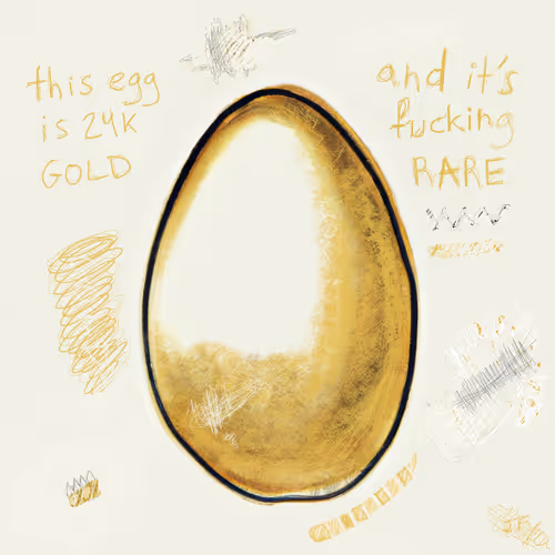 24k golden egg club #57