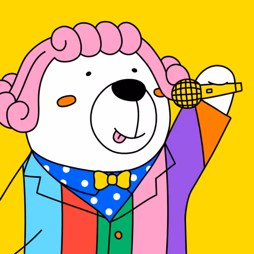 Party Polar Bear #1544