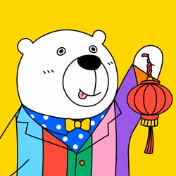 Party Polar Bear #2501