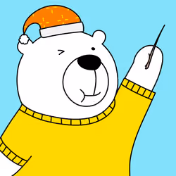 Party Polar Bear #2151
