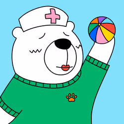 Party Polar Bear #2243