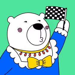 Party Polar Bear #1264