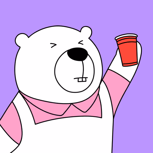 Party Polar Bear #2350