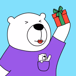 Party Polar Bear #2997