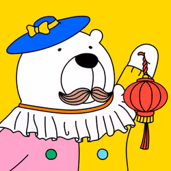Party Polar Bear #3179