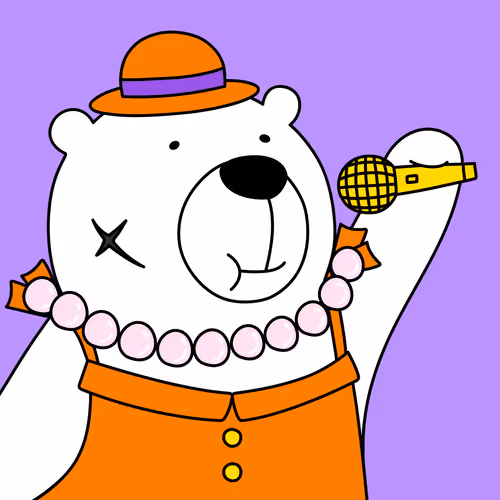 Party Polar Bear #1849