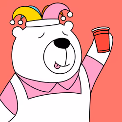 Party Polar Bear #2875